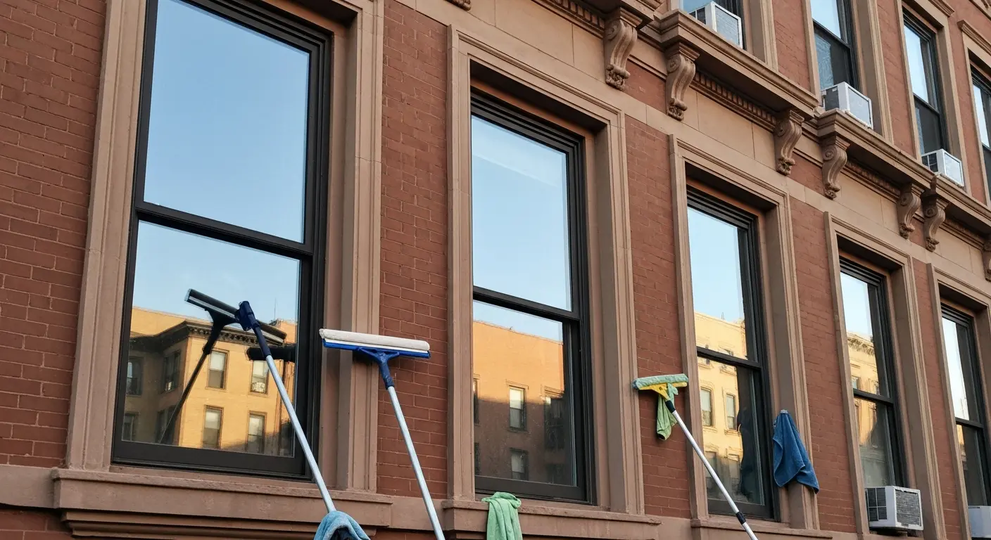 Window cleaning for Flatbush residential buildings