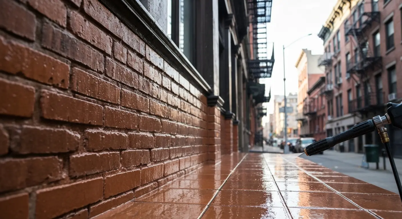 Pressure washing service