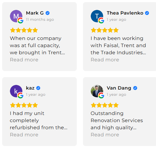 Trade Industries Group Google review