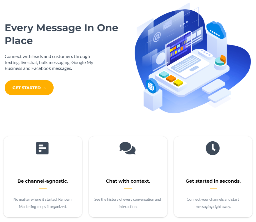 Message Box Sign In All in one Messaging Inbox