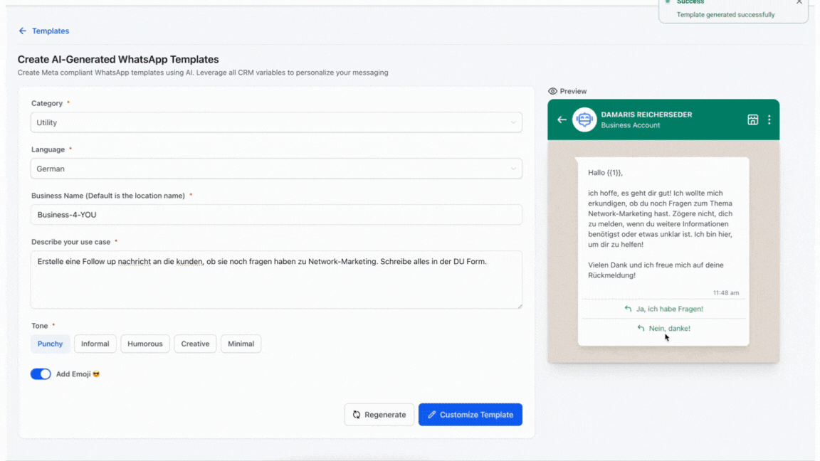 WhatsApp-Integration