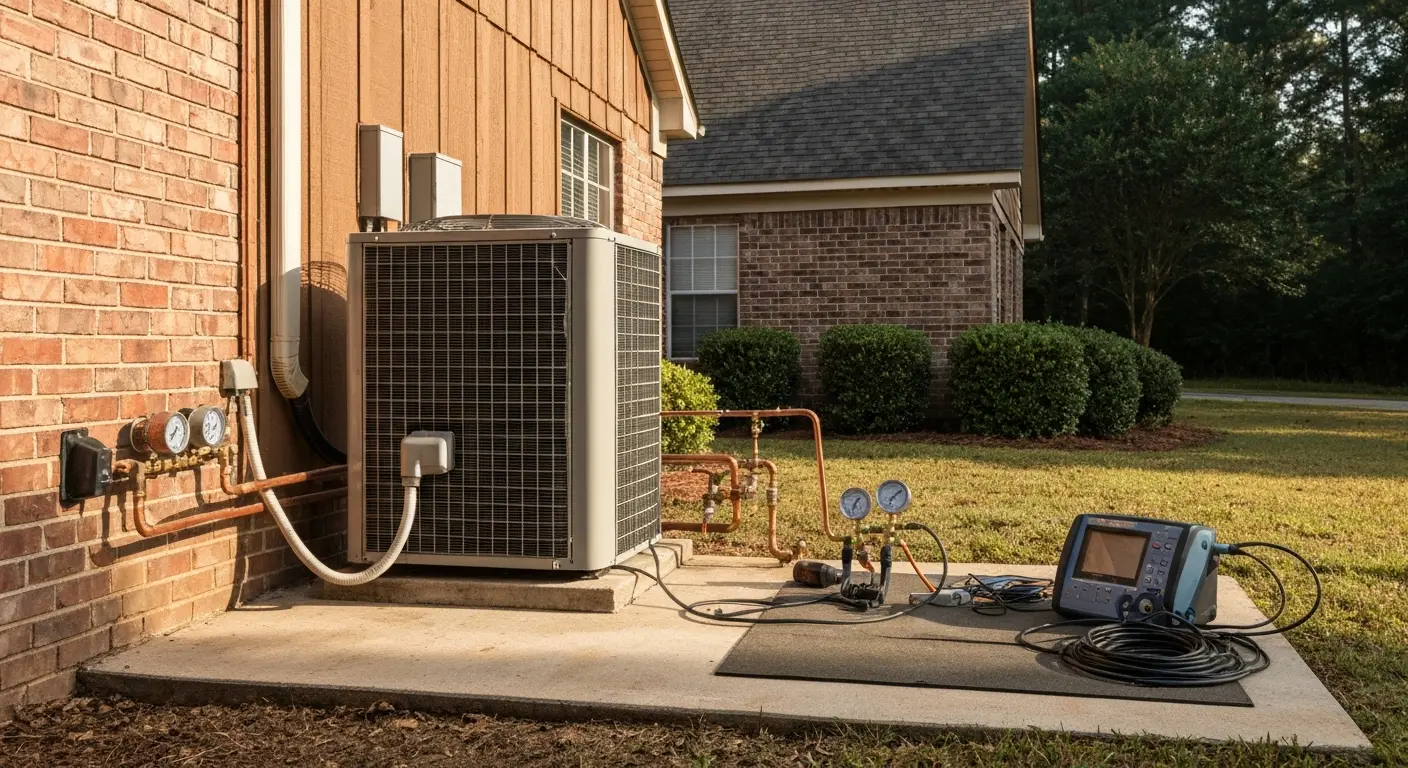 Central air conditioning repair service
