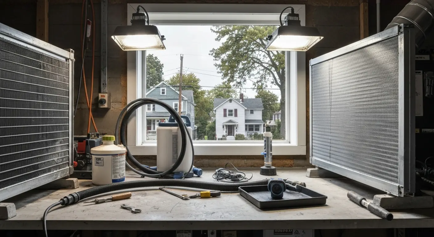 HVAC system cleaning