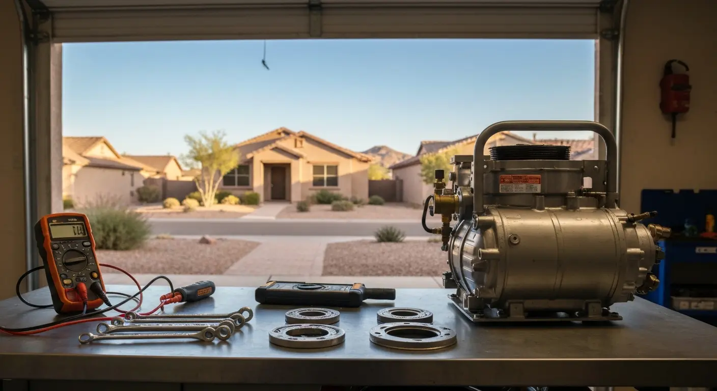 AC repair work
