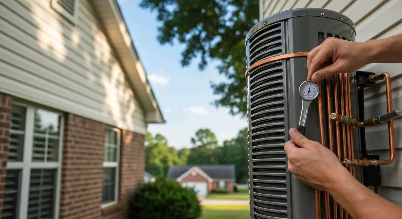 Heat pump cooling repair