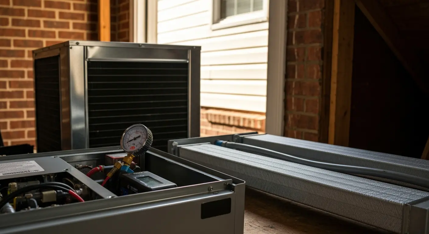 HVAC system inspection