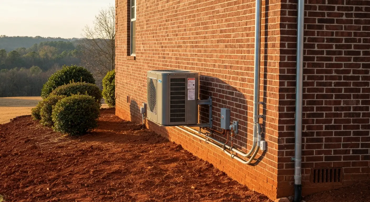 Heat pump installation in Muscle Shoals