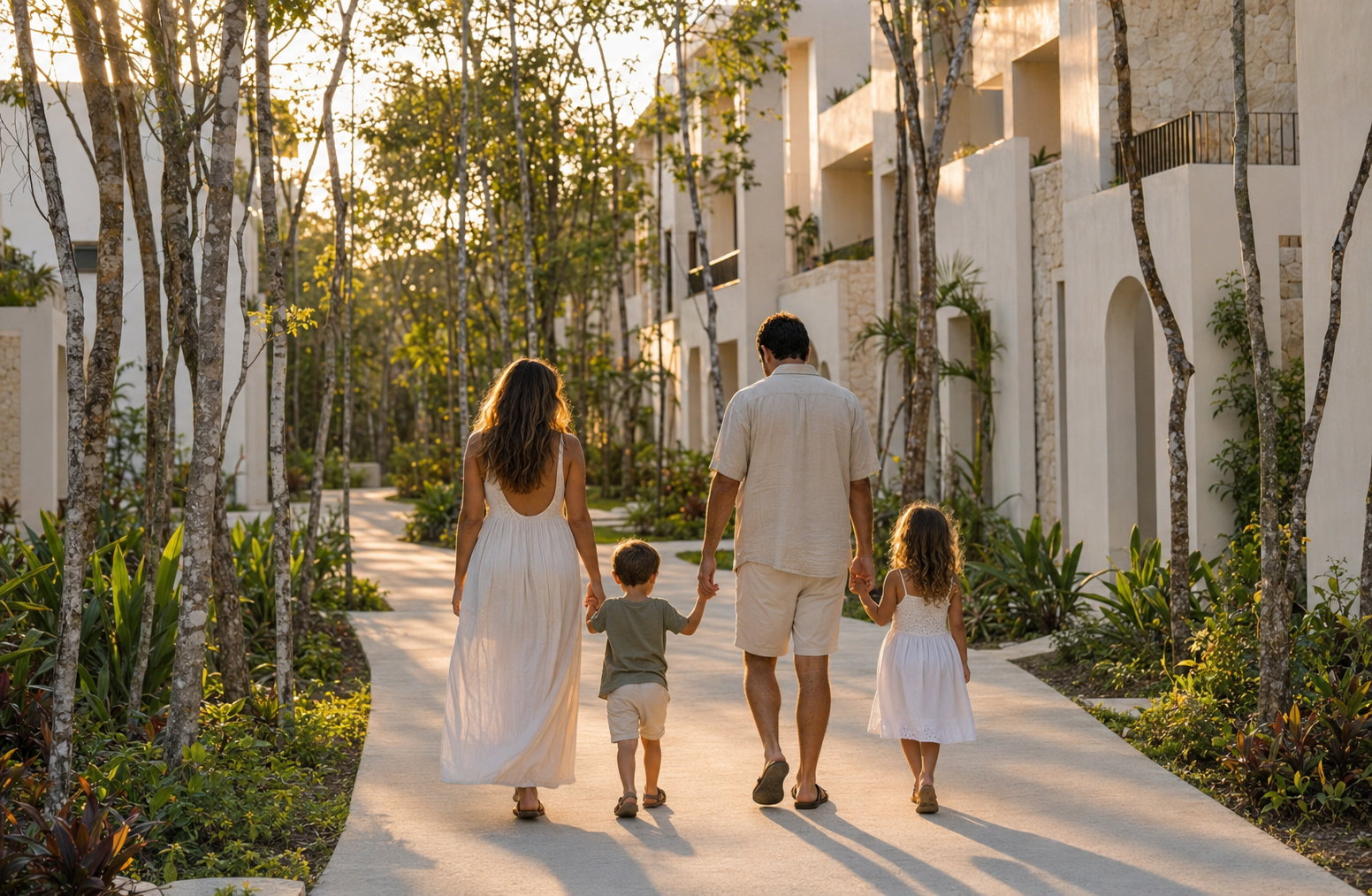 Familia en TulumGardens