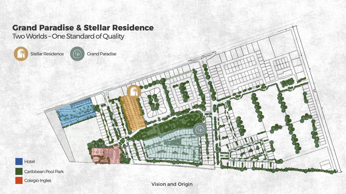 Masterplan Grand Paradise y Stellar Residence