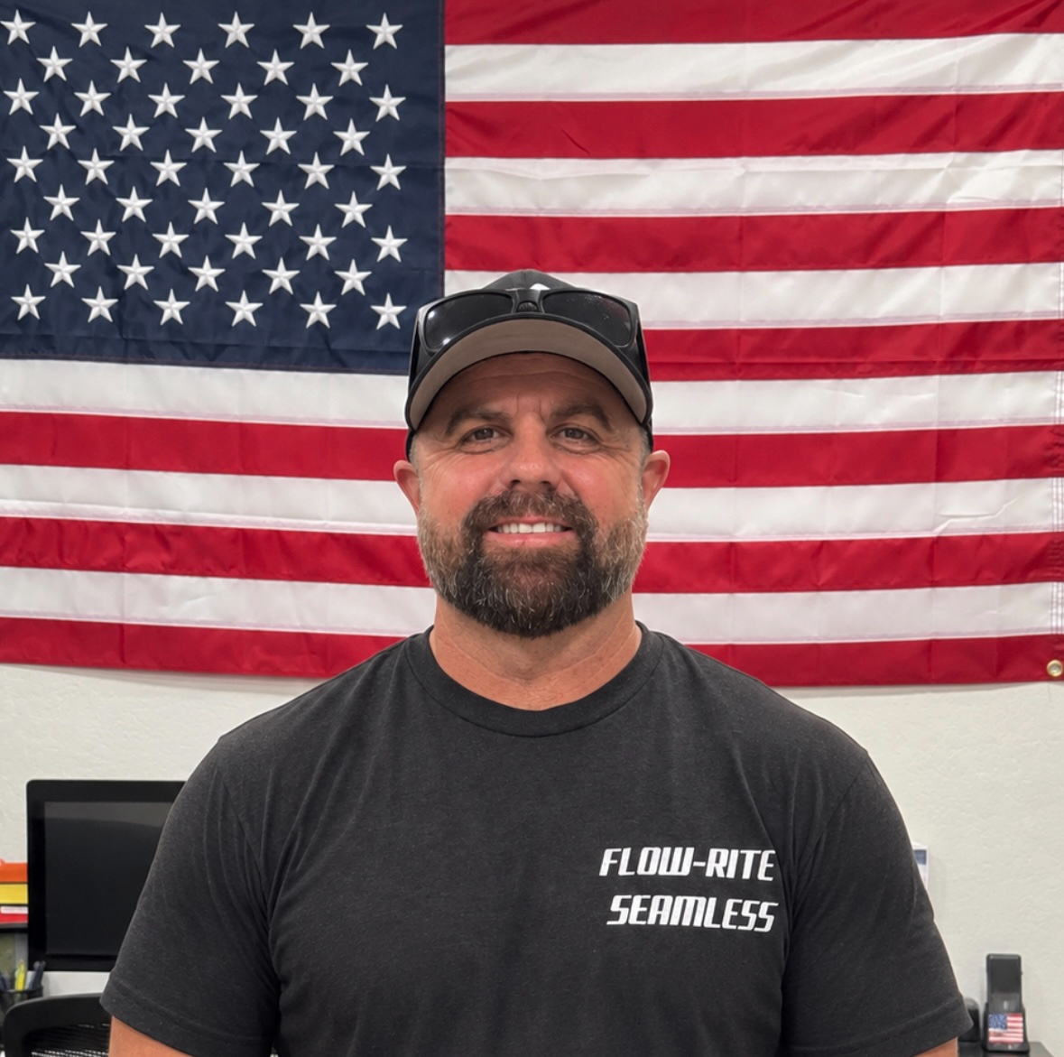 Justin Willmon, owner of Flow-Rite Seamless