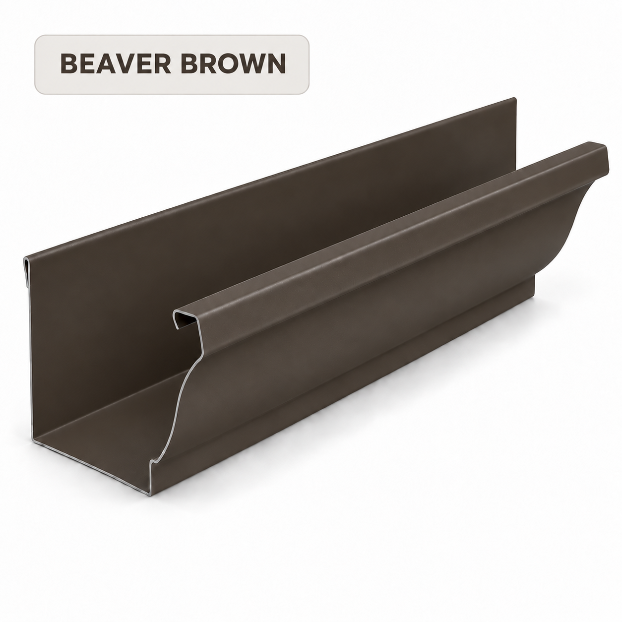 Beaver Brown gutter color sample