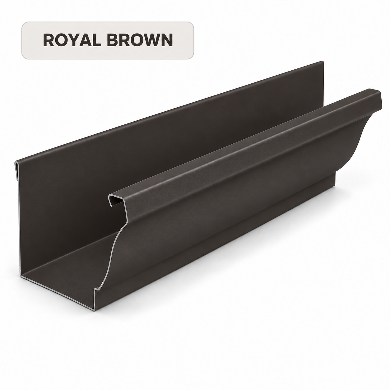 Royal Brown gutter color sample