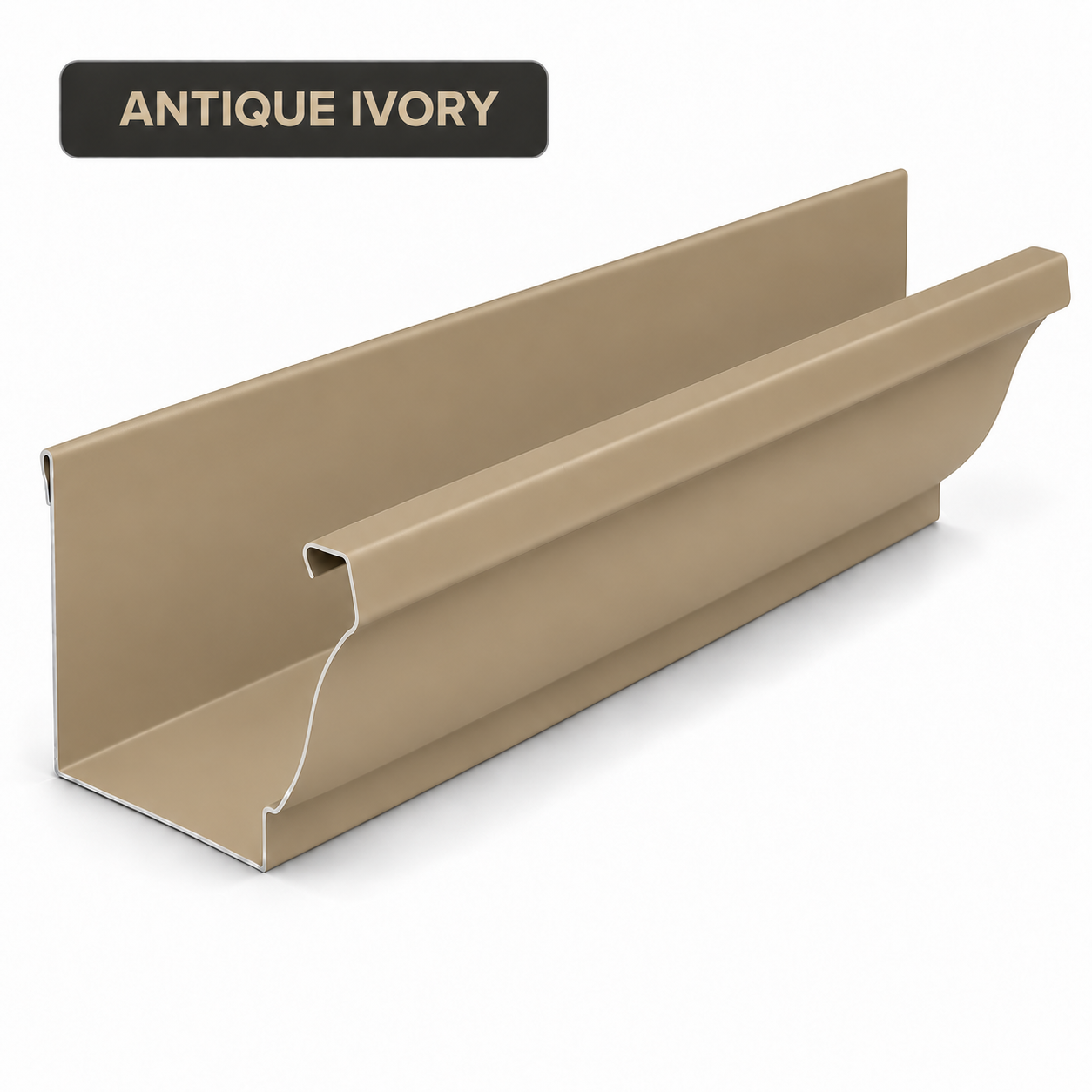 Antique Ivory gutter color sample