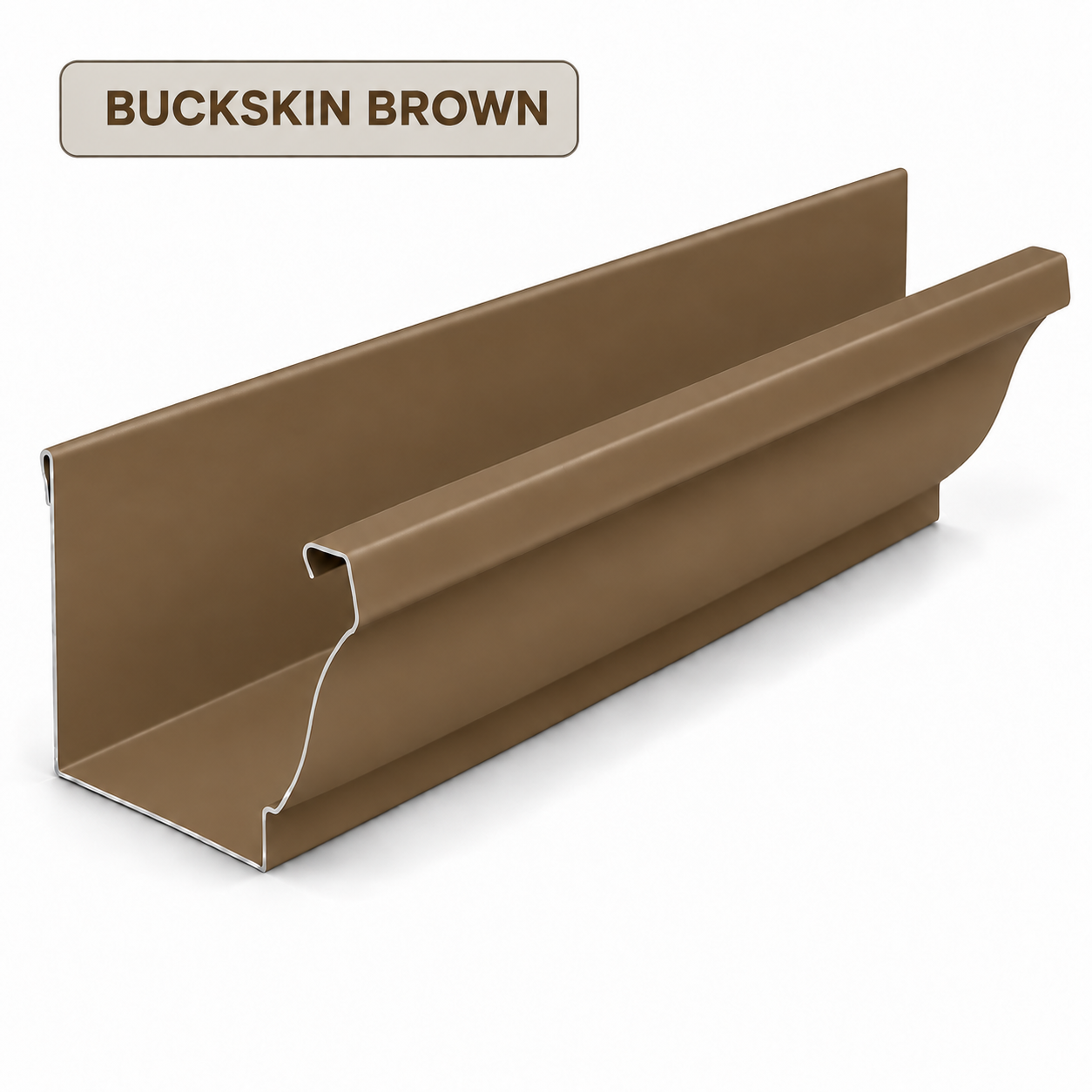Buckskin Brown gutter color sample