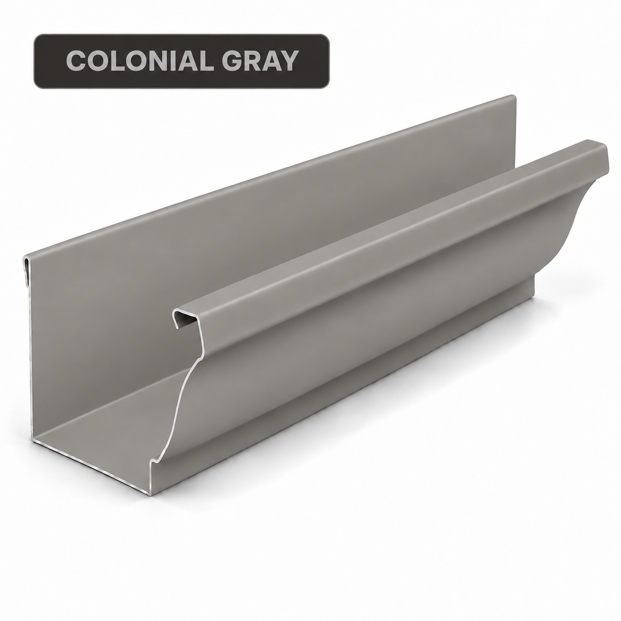 Colonial Gray gutter color sample