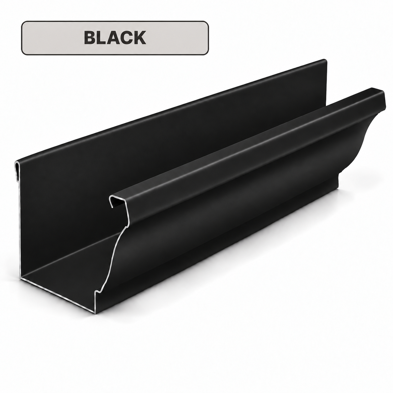 Black gutter color sample