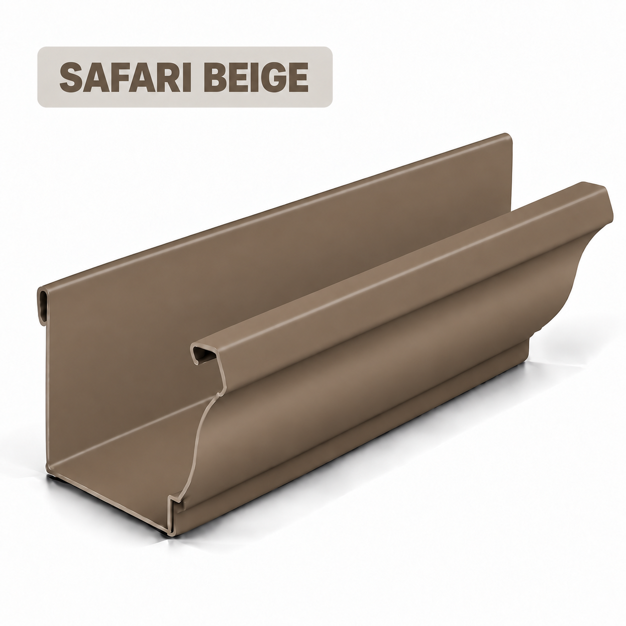 Safari Beige gutter color sample