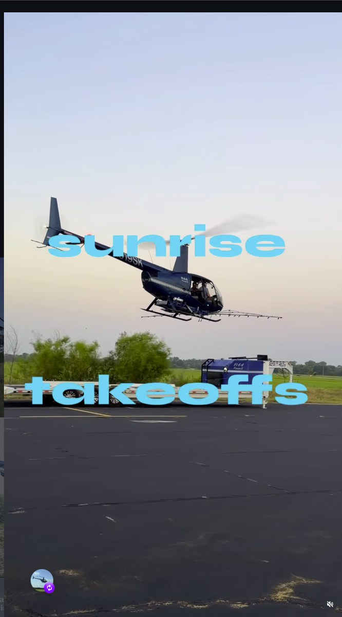 Sunrise takeoffs