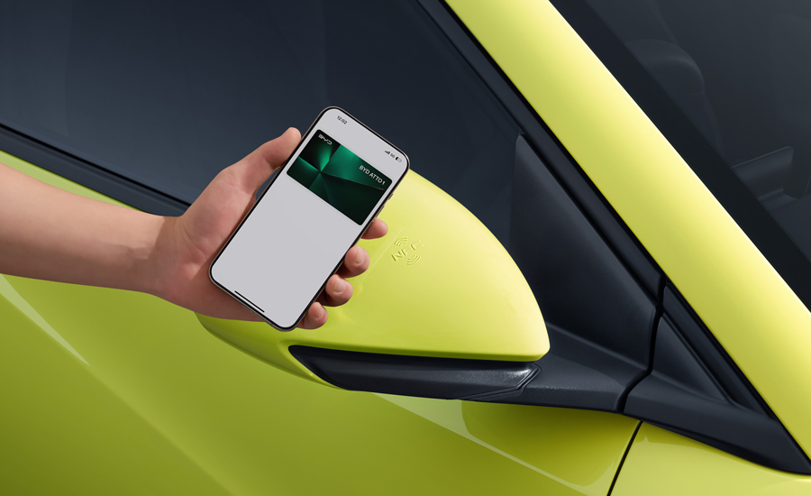 BYD ATTO 1 keyless entry