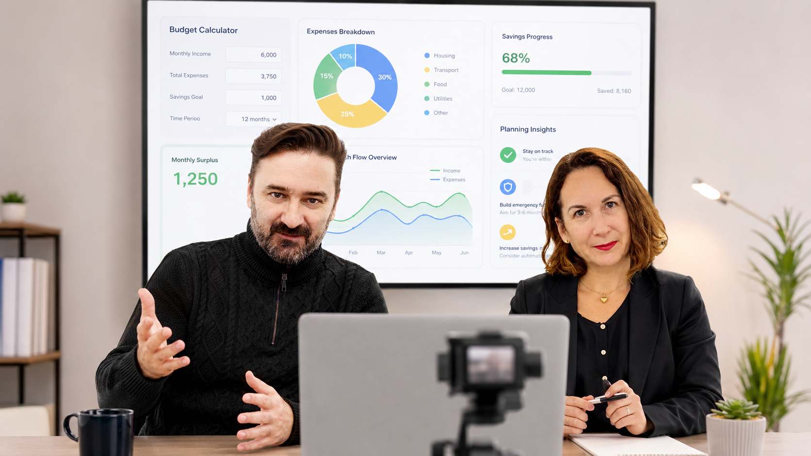 Professional webinar on budgeting tools