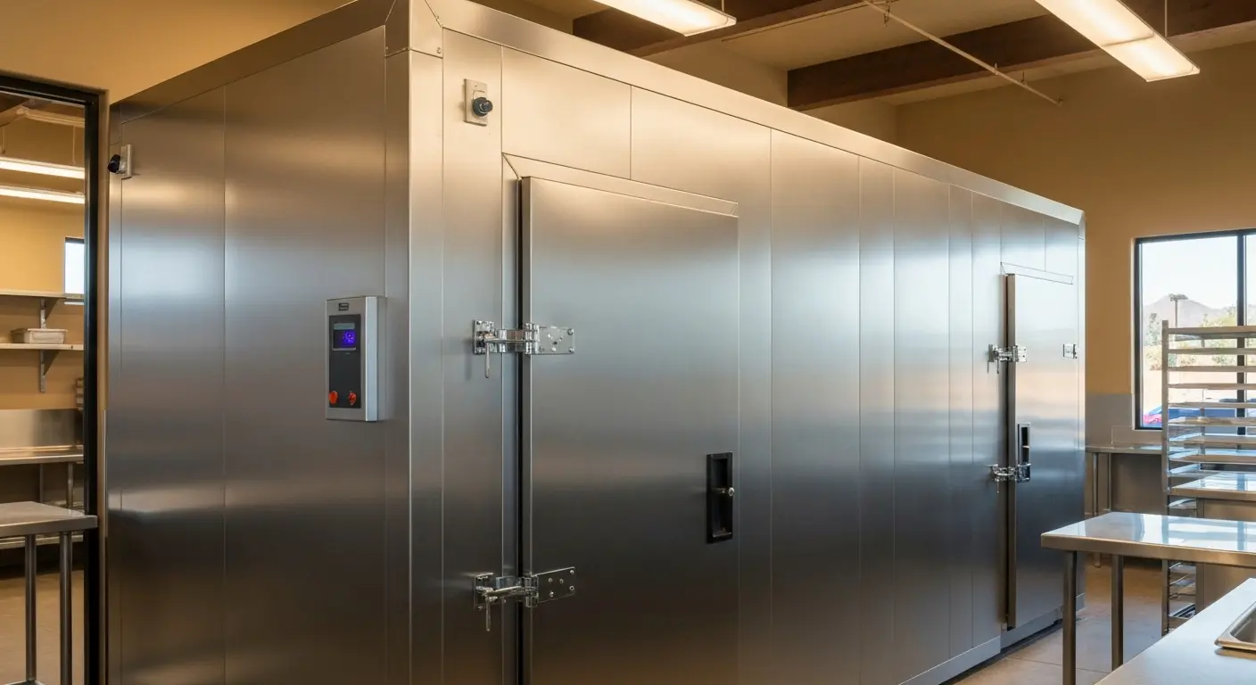 Walk-in freezer installation