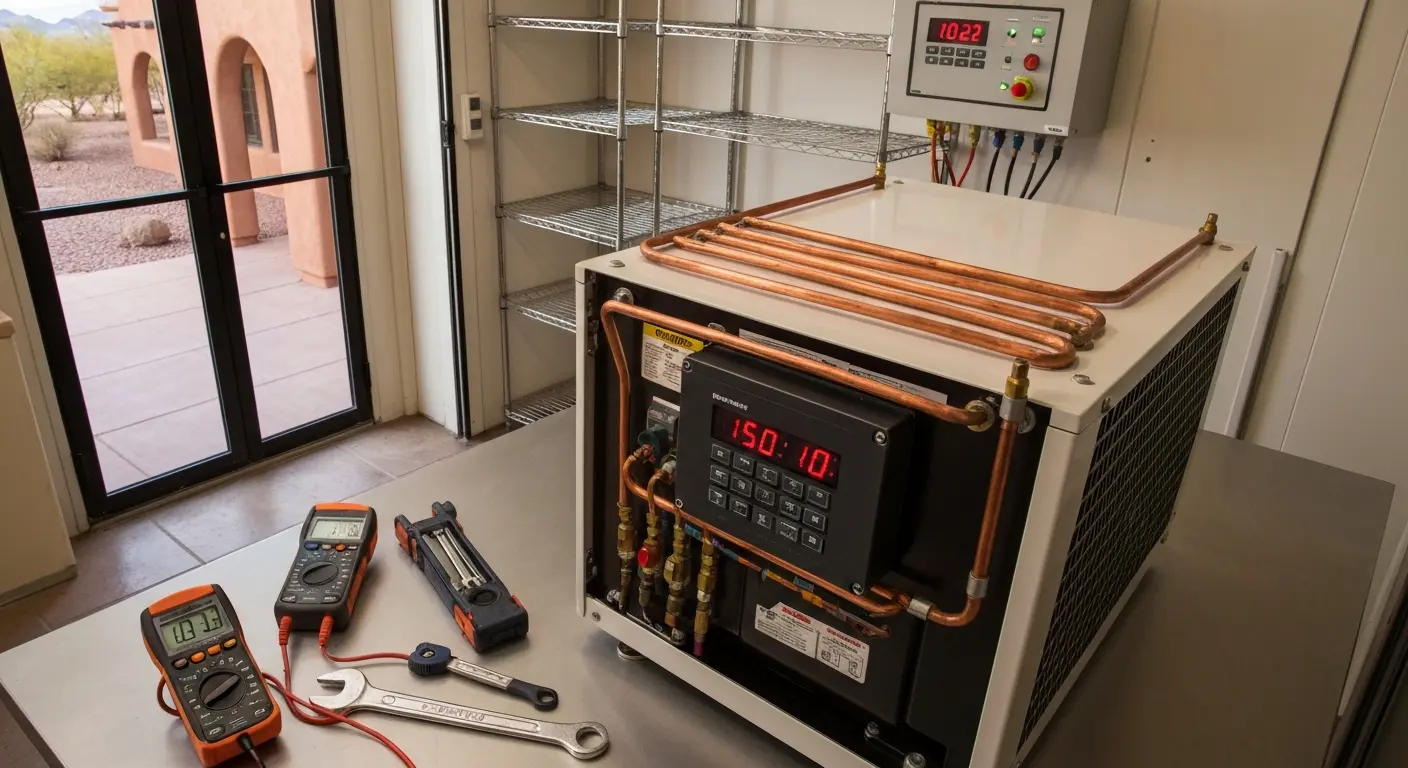 Walk-in freezer maintenance