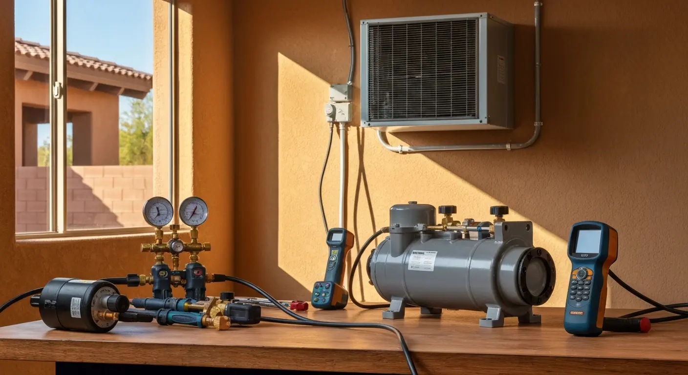 AC cooling system repair