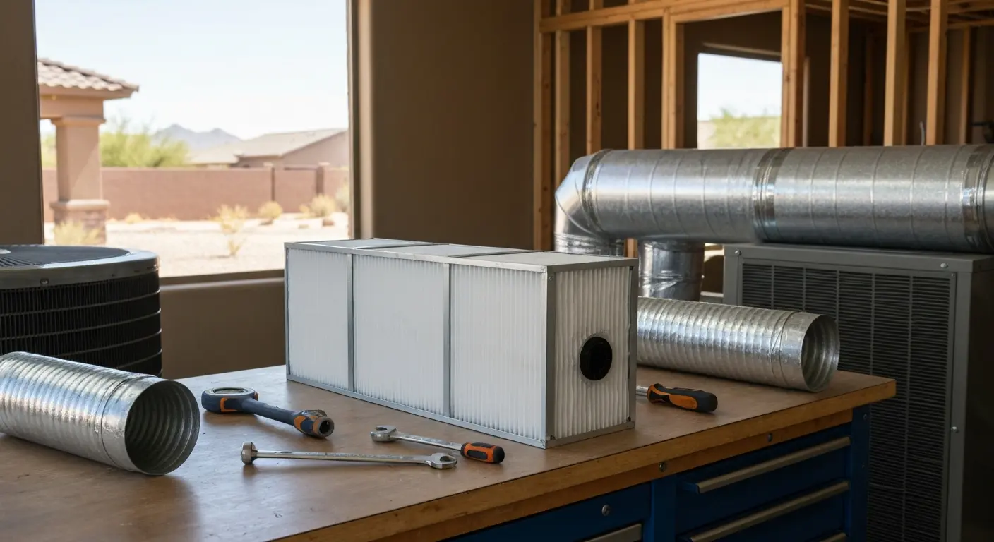 High-efficiency filter installation