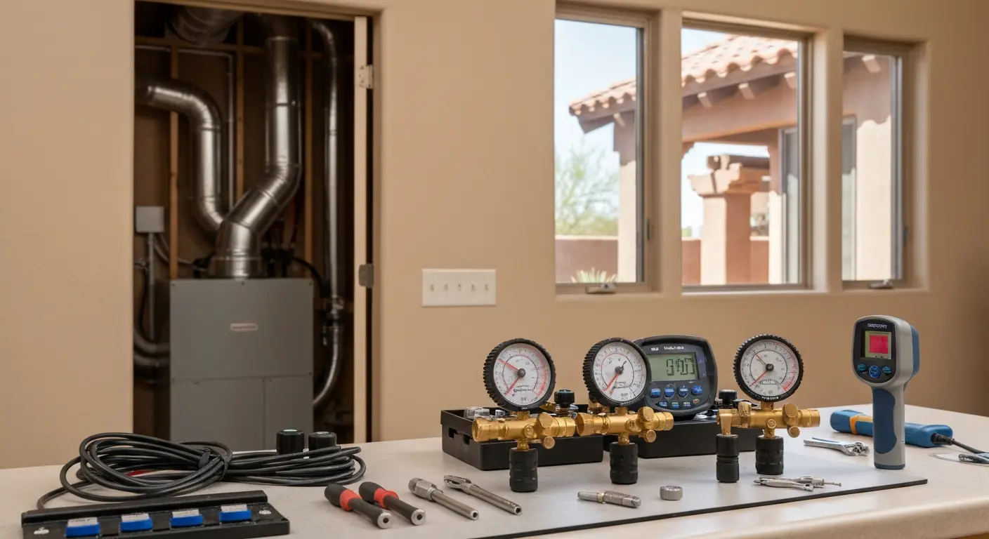 HVAC system performance testing