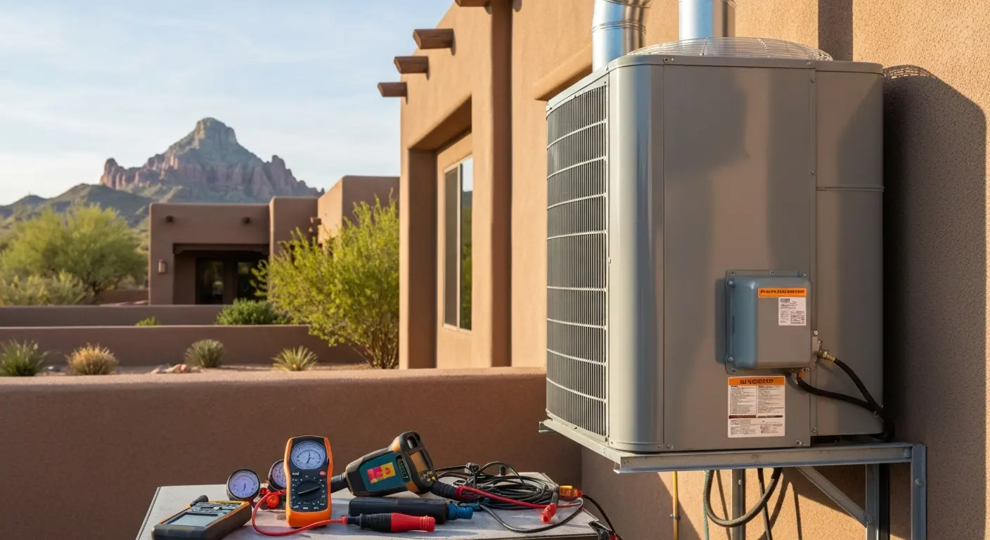 HVAC maintenance visit