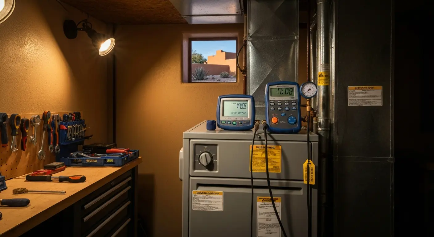 Furnace inspection and diagnostic testing