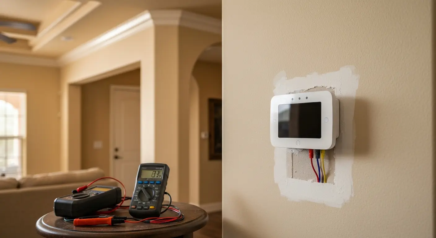 Thermostat installation and testing service