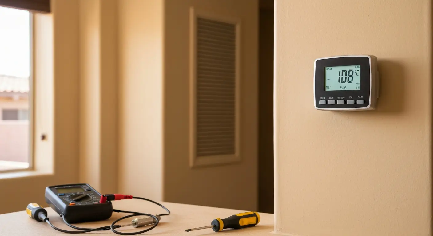 Thermostat setup and calibration