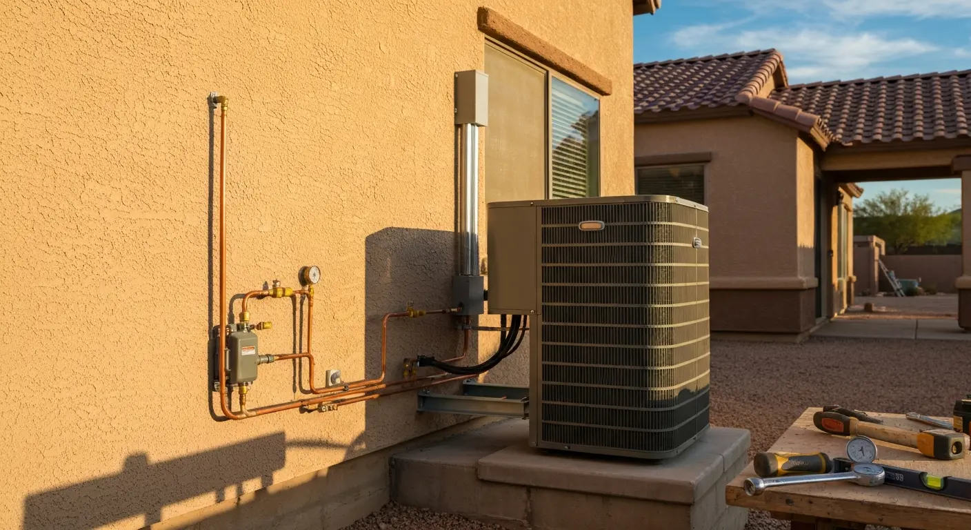 AC installation work