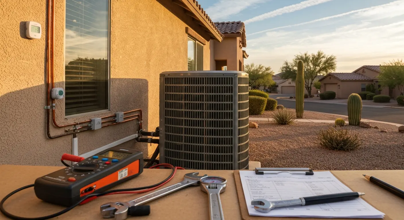 Air conditioning repair service in Buckeye