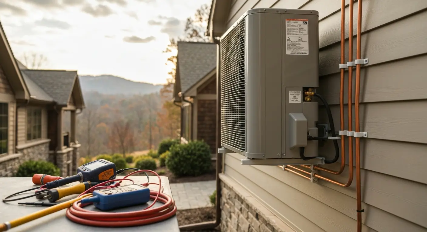 New AC system installation