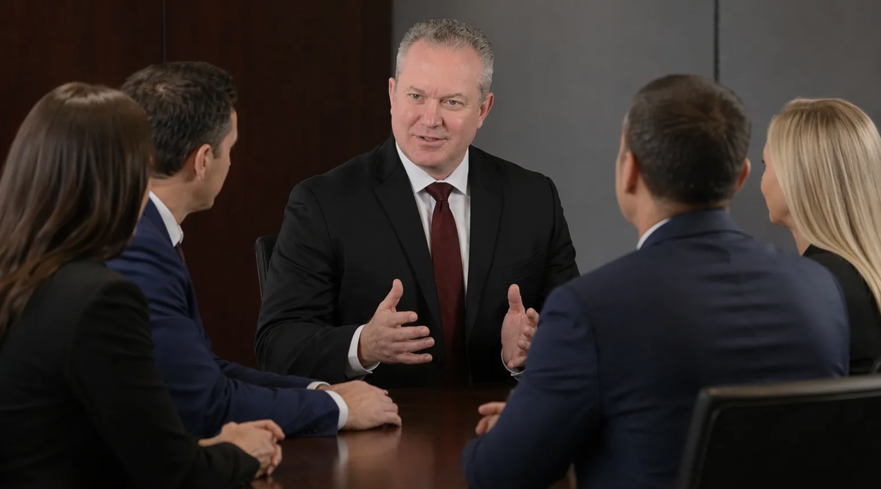 Ryan Lathrop consulting with clients
