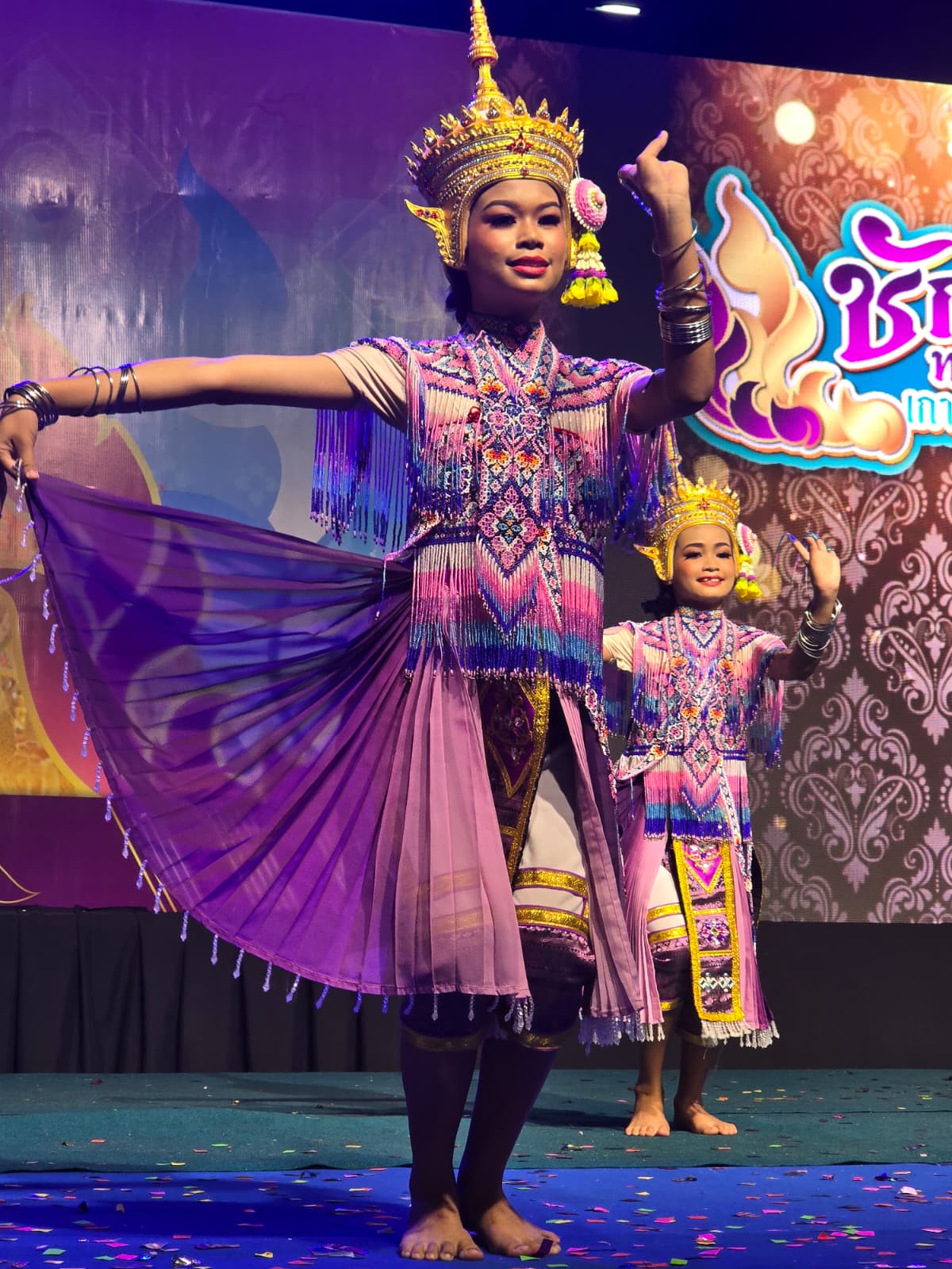 Cultural dance performance Chak Phra Festival Koh Samui