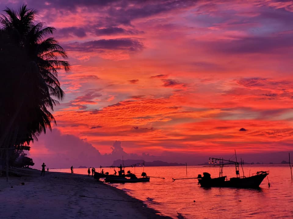 Sunset Bang Por Beach Sunset Bang Por Beach