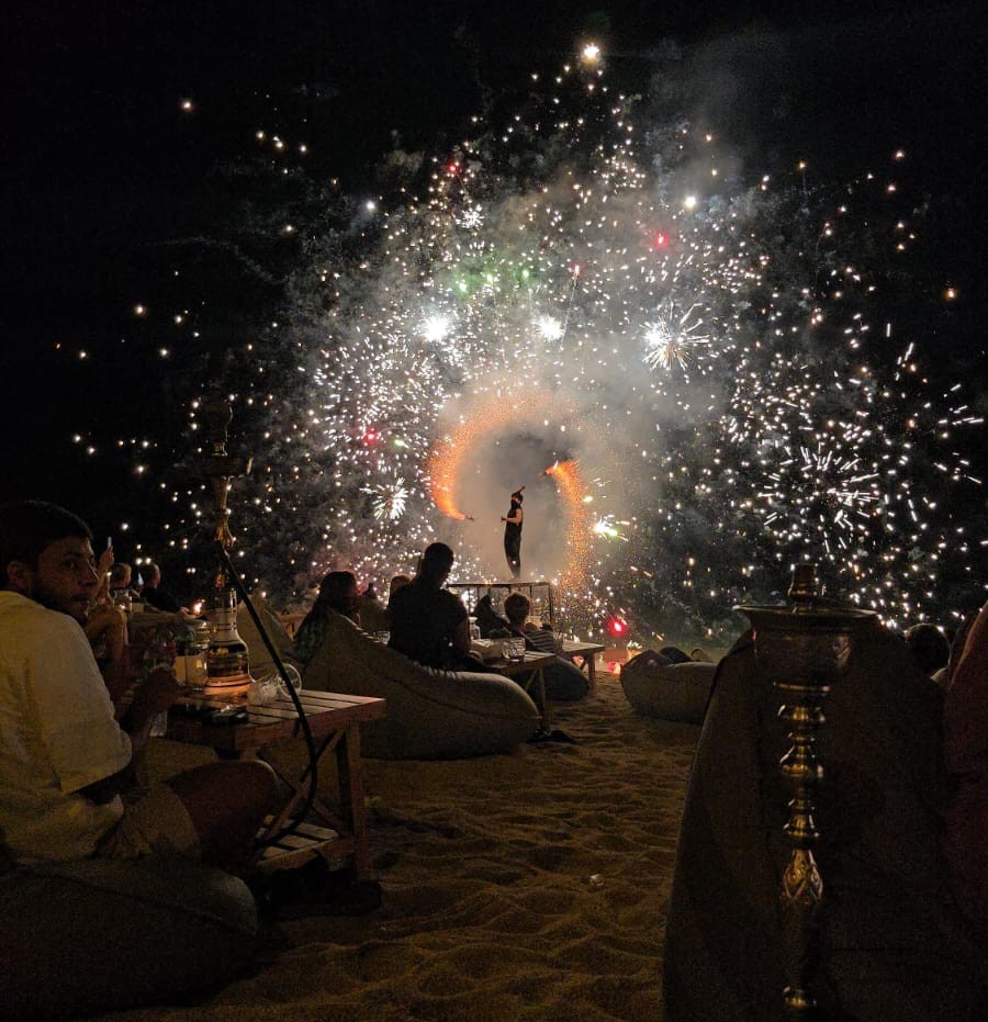 Fireshow at Coco Tam's - Fisherman's Village Beach Fireshow at Coco Tam's - Fisherman's Village Beach