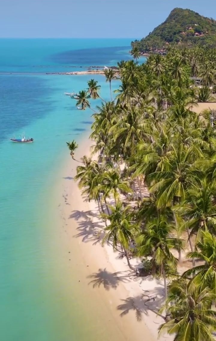 Bantai Beach drone view Bantai Beach drone view