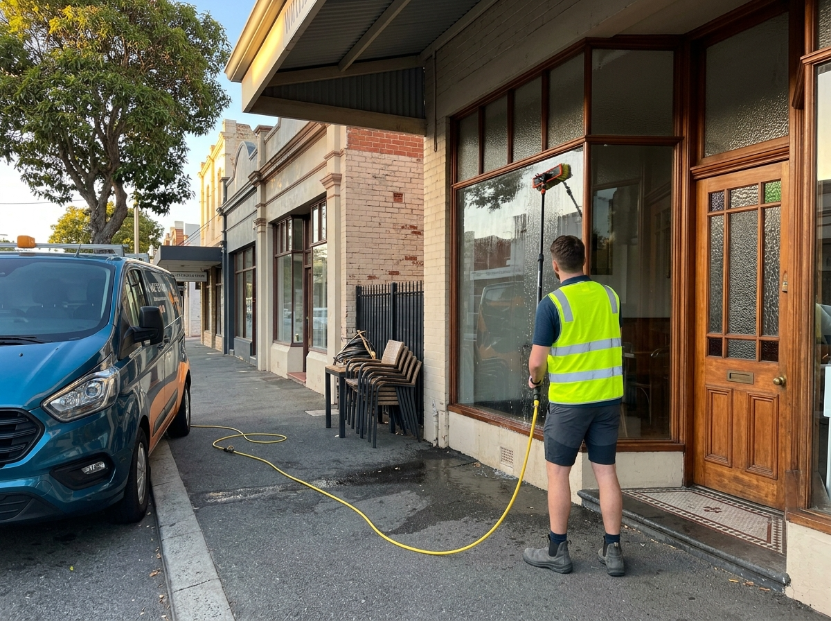 Commercial cleaning team serving Victoria Park businesses on Albany Highway