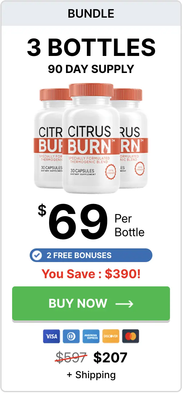 Buy 3 Bottles CitrusBurn