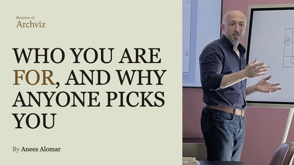 Who you are for, and why anyone should pick you