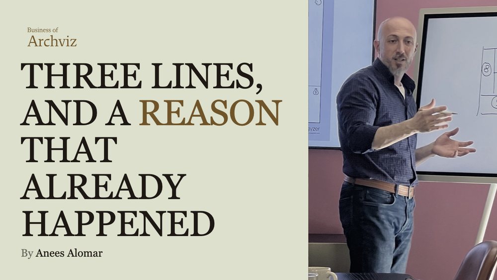 The first message: three lines, and a reason that already happened