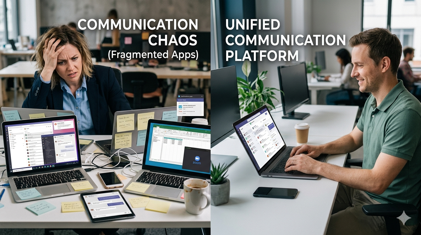 Unified communication platform consolidating workplace conversations Unified communication platform consolidating workplace conversations