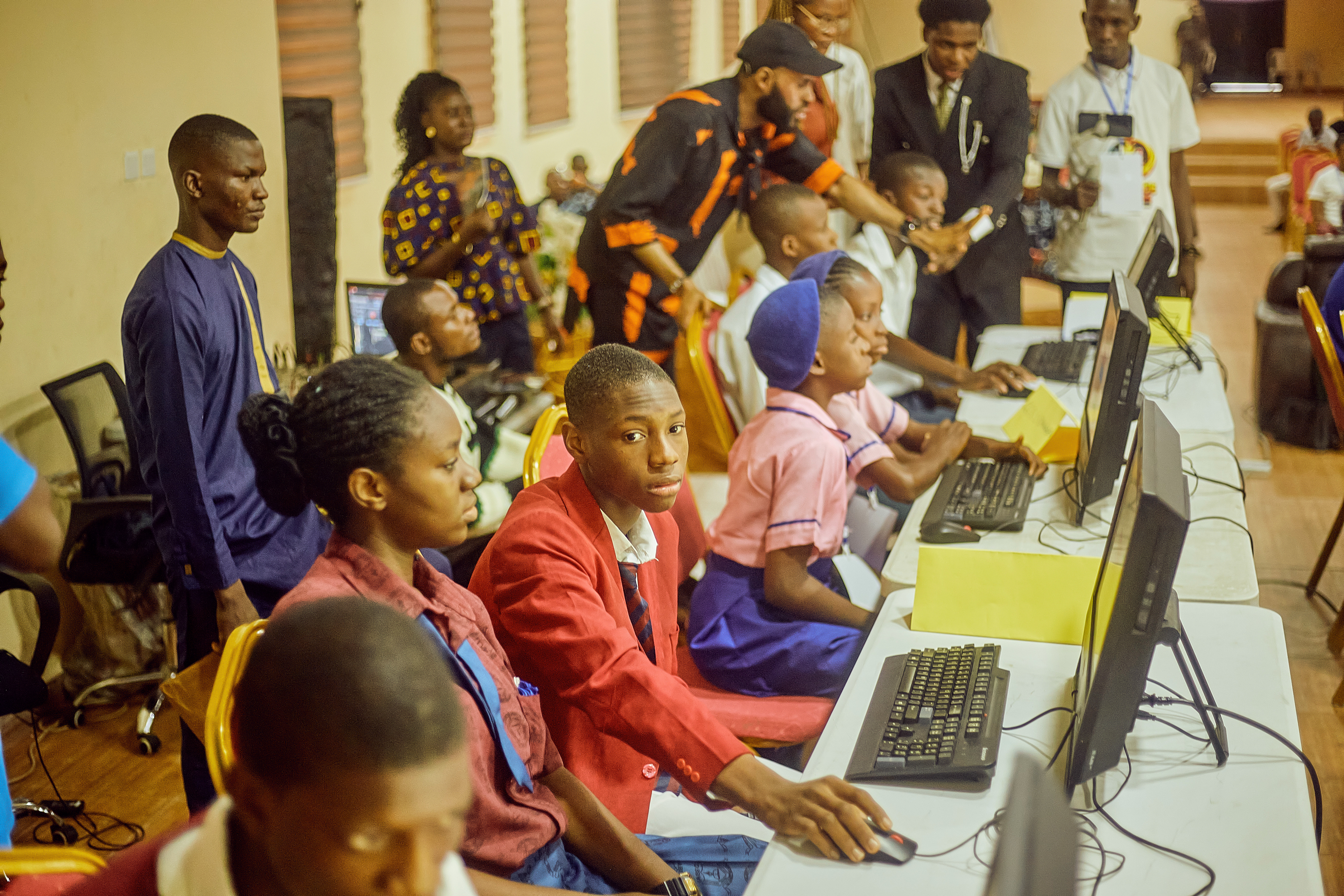students at the NDI Robotics & STEM Fair 2026 students at the NDI Robotics & STEM Fair 2026