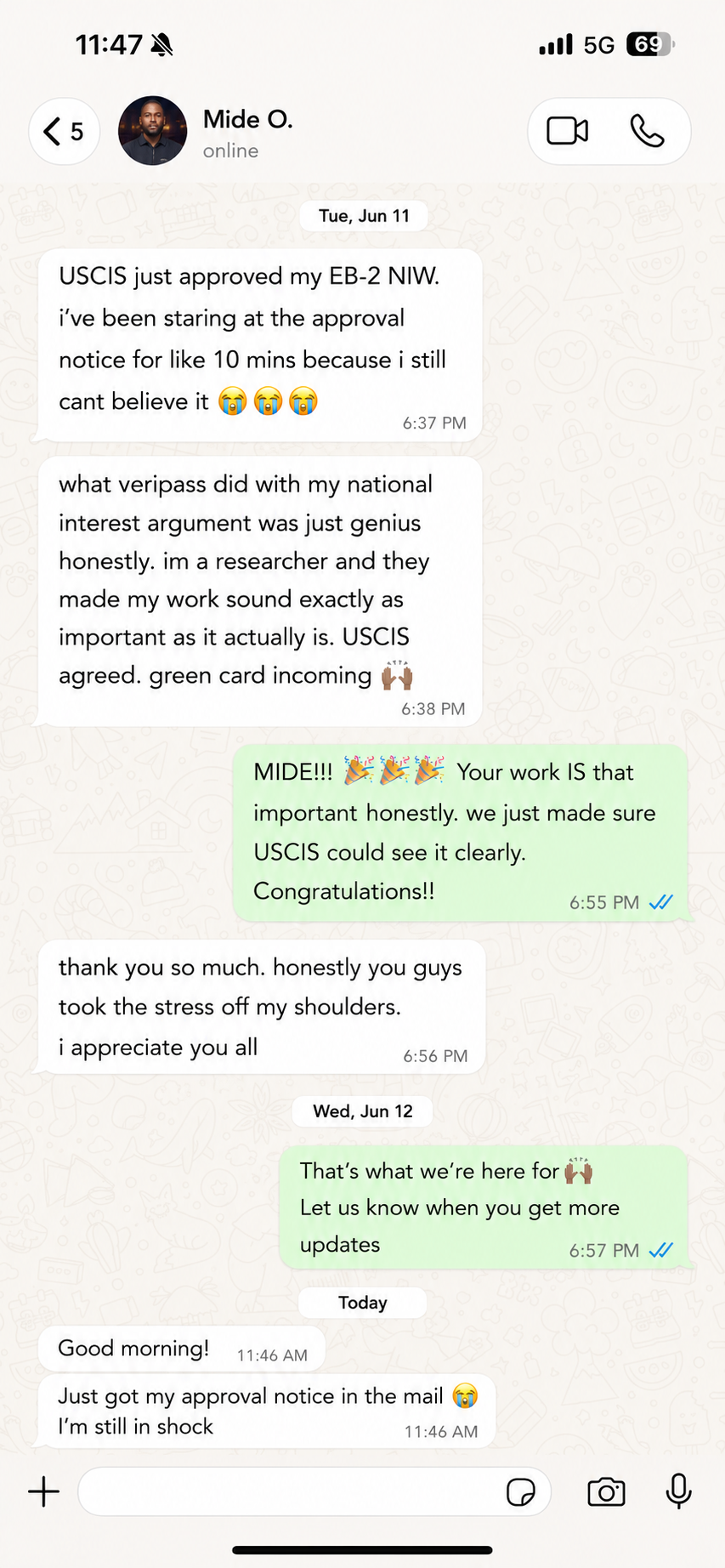 Testimonial