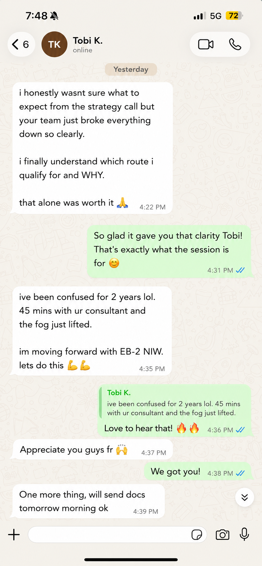 Testimonial