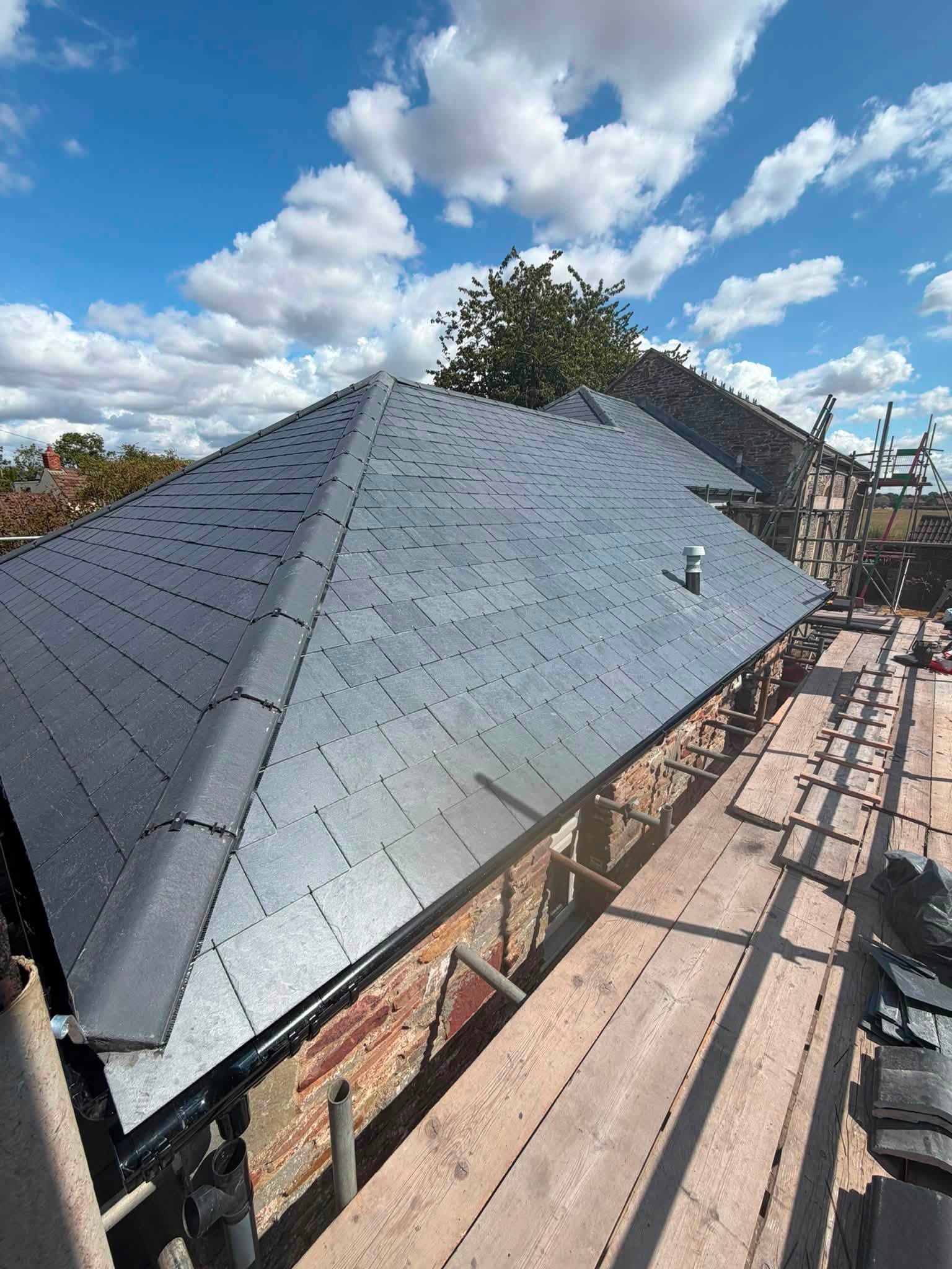 New slate roof in Bristol